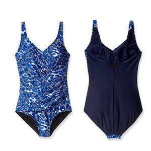 Women's Amoena Cairo Ikat One-Piece Swimsuit - Size 12B - NWOT